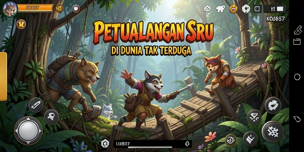 Tampilan gameplay seru dari KO857 dengan grafik yang memukau.